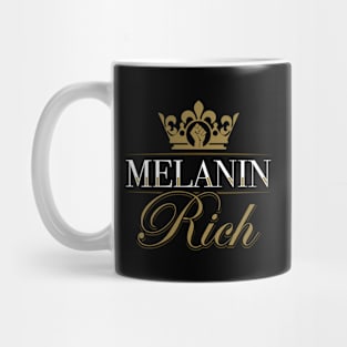 Melanin Rich Black Pride Design Mug